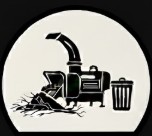 Wood and debris loaded for disposal after a removal